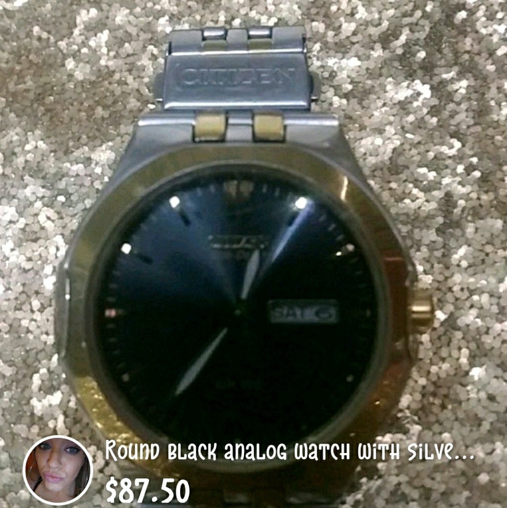 Citizen blue face mans watch